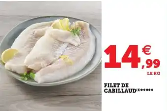 Super U FIlet de cabillaud offre