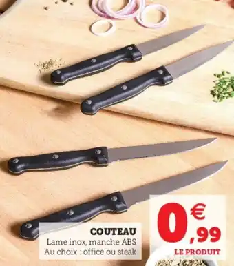 Super U Couteau offre