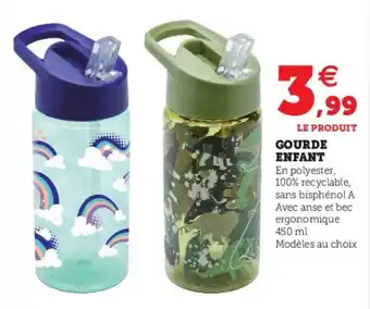 Super U Gourde enfant offre