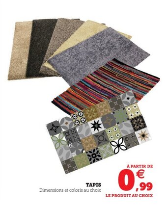 Super U Tapis offre