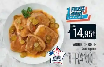 Match Langue de bœuf offre