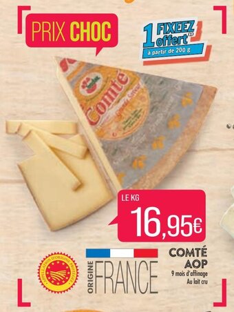 Match Comté aop offre