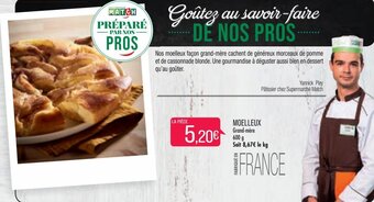 Match Moelleux offre