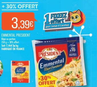 Match Emmental president offre