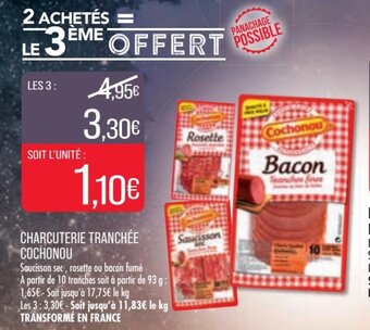 Match COCHONOU charcuterie tranchée offre