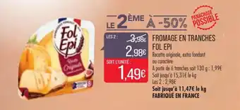 FOL EPI fromage en tranches