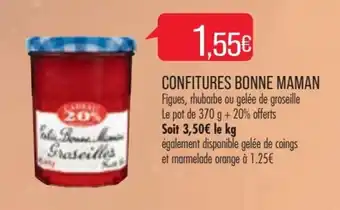 Match Confitures bonne maman offre