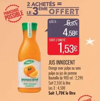 Match Jus innocent offre