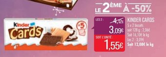 Match Kinder cards offre