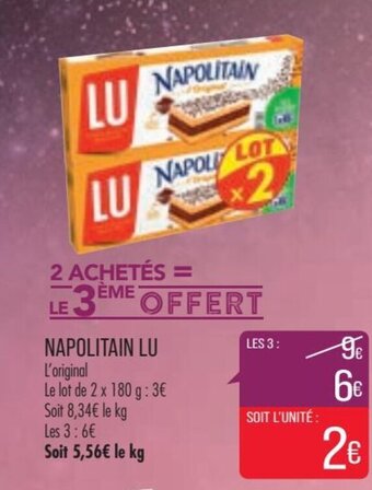 Match LU napolitain offre