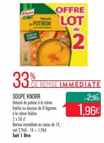 Match KNORR soupe offre
