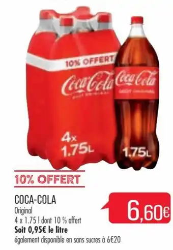 Match Coca-cola 4 x 1.75 offre