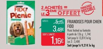 Match FIDO friandises pour chien offre