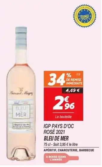 Netto Igp pays d'oc rosé 2021 offre