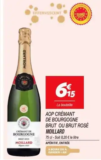 AOP crémant de bourgogne bryt ou brut rosé