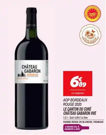 Netto Aop bordeaux rouge 2020 offre
