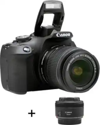Appareil photo reflex canon eos 2000d + ef-s 18-55 is ii + ef 50mm