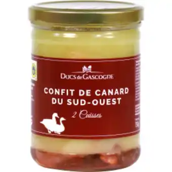 Confit de canard du sud ouest (2 cuisses)
