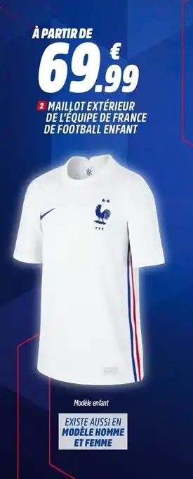 Maillot extérieur de l'équipe de france