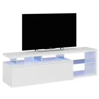 BUT Meuble tv led l.150 cm lead blanc offre