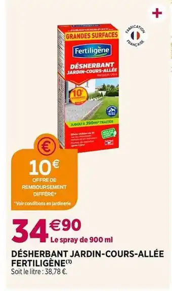 Delbard Désherbant jardin-cours-allée fertiligène offre