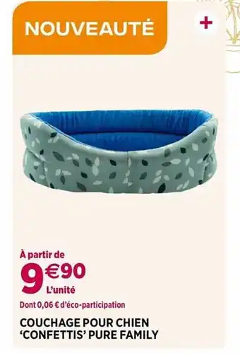 Couchage pour chien 'confettis' pure family