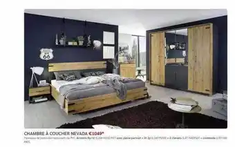 Meubles Crack Chambre à coucher nevada offre
