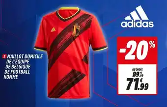 Intersport Maillot domicile de l'équipe de belgique de football homme offre