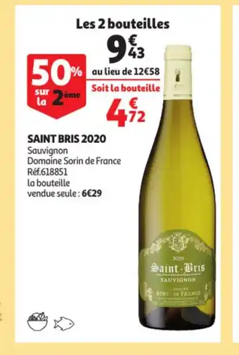Auchan Saint Bris 2020 offre