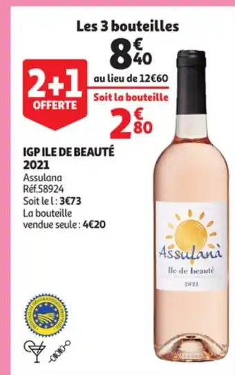 Auchan IGP Île de Beauté 2021 offre