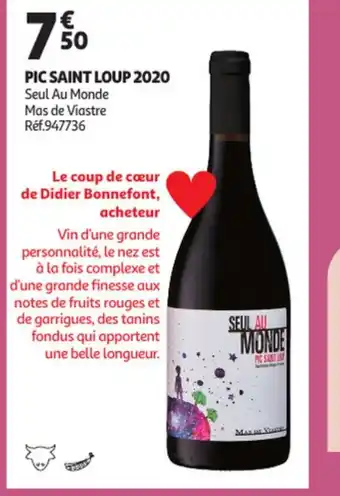Auchan Pic Saint Loup 2020 offre
