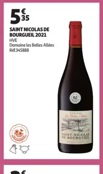 Auchan Saint Nicolas de Bourgueil 2021 offre