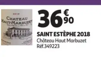 Auchan Saint Estèphe 2018 offre