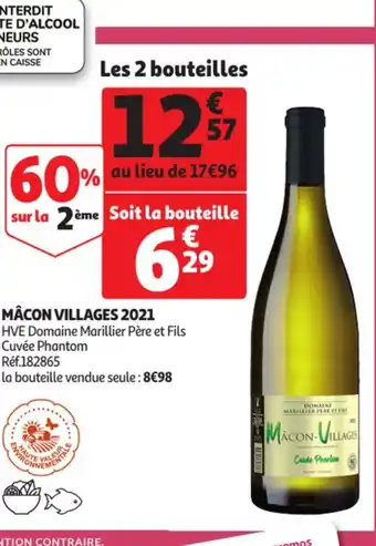 Auchan Mâcon VIllages 2021 offre
