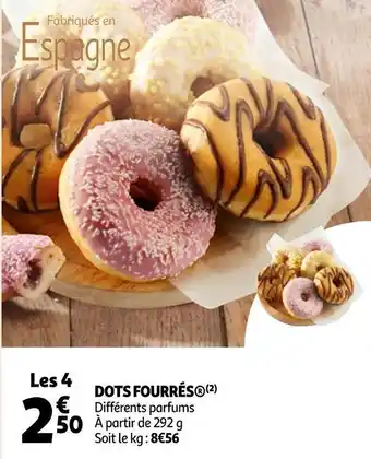 Auchan Les 4 dots fourrés offre