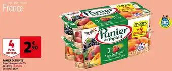 Auchan Yoplait panier de fruits offre
