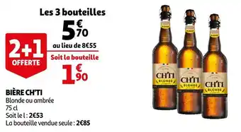 Auchan Ch'ti bière ch'ti offre
