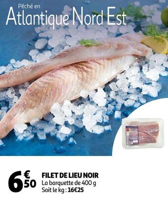 Auchan Filet de lieu noir offre