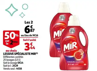Mir lessive spécialiste