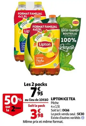 Auchan Lipton lipton ice tea offre