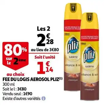 Pliz fee du logis aerosol