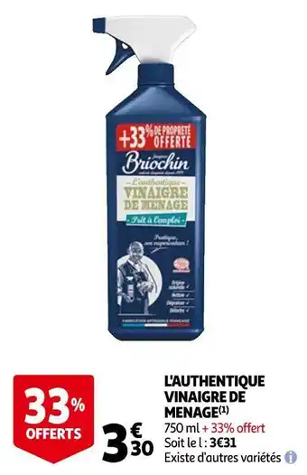 Briochin l'authentique vinaigre de menage