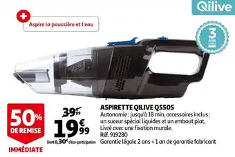 Auchan Qilive aspirette q5505 offre