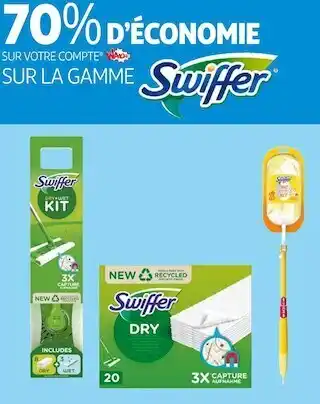 Auchan Swiffer bon plan sur la gamme swiffer offre