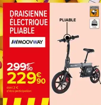 Carrefour Market Draisienne electrique pliable offre