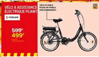 Carrefour Market Vélo a assistance electrique pliant offre