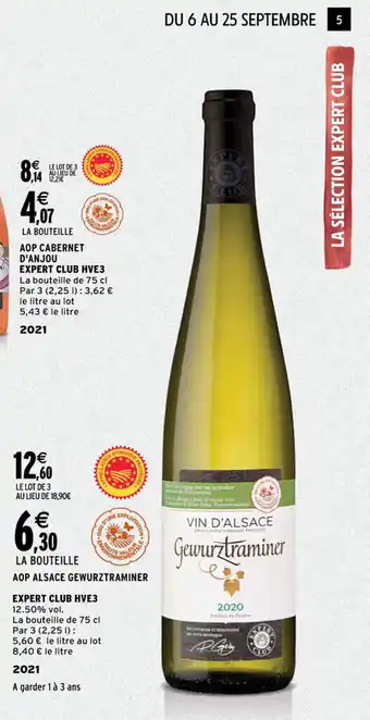 Intermarché Aop Alsace Gewurztraminer offre