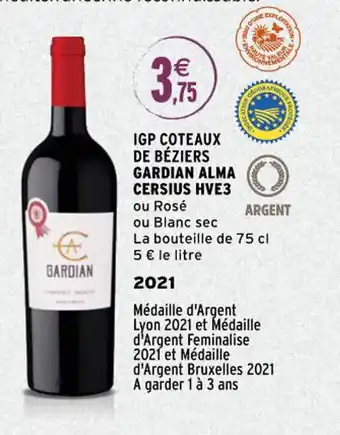IG Coteaux De Beziers gardian Alma Cersius HVE3
