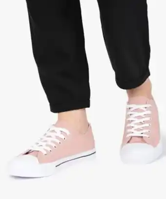 Gémo Tennis femme en toile à bout renforcé fermeture lacets vue1 - gemo 4g femme - gemo offre