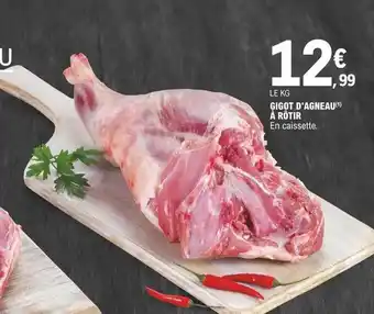 E.Leclerc Gigot d'agneau à rôtir offre